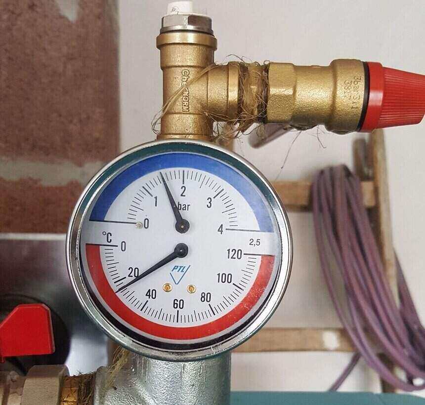 Barometar na sistemu za grejanje